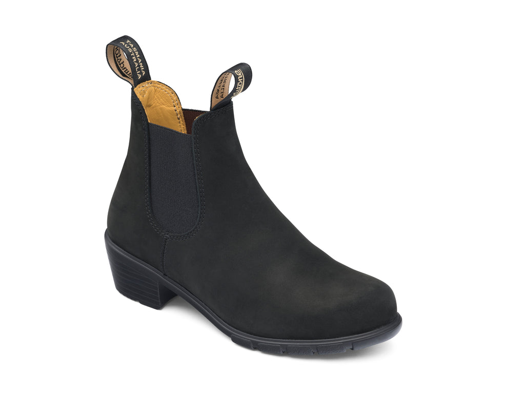 Blundstone 1960 Women s Series Heel Black Nubuck Gentleman B