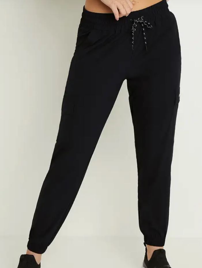 Matty M Women's Essential Comfort Jogger Pant (Olive, Large) 